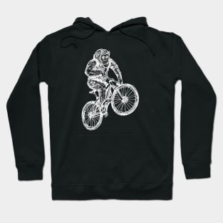 SEEMBO Chimpanzee Cycling Bicycle Bicycling Biking Riding Bike Hoodie